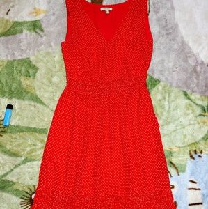 EUC Max Studio Mini Polka Dot Dress
